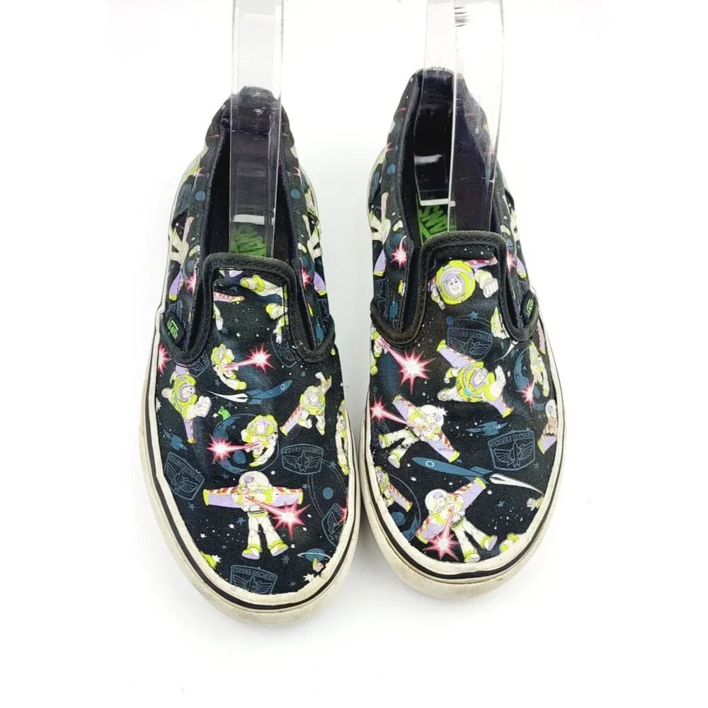 Buzz Light Year Vans Asher Slip-On Kids Sneaker‎ - Size 4
